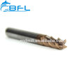 BFL Tungsten Carbide Flat Endmill, Square End Mill Cutting Tools For Metal